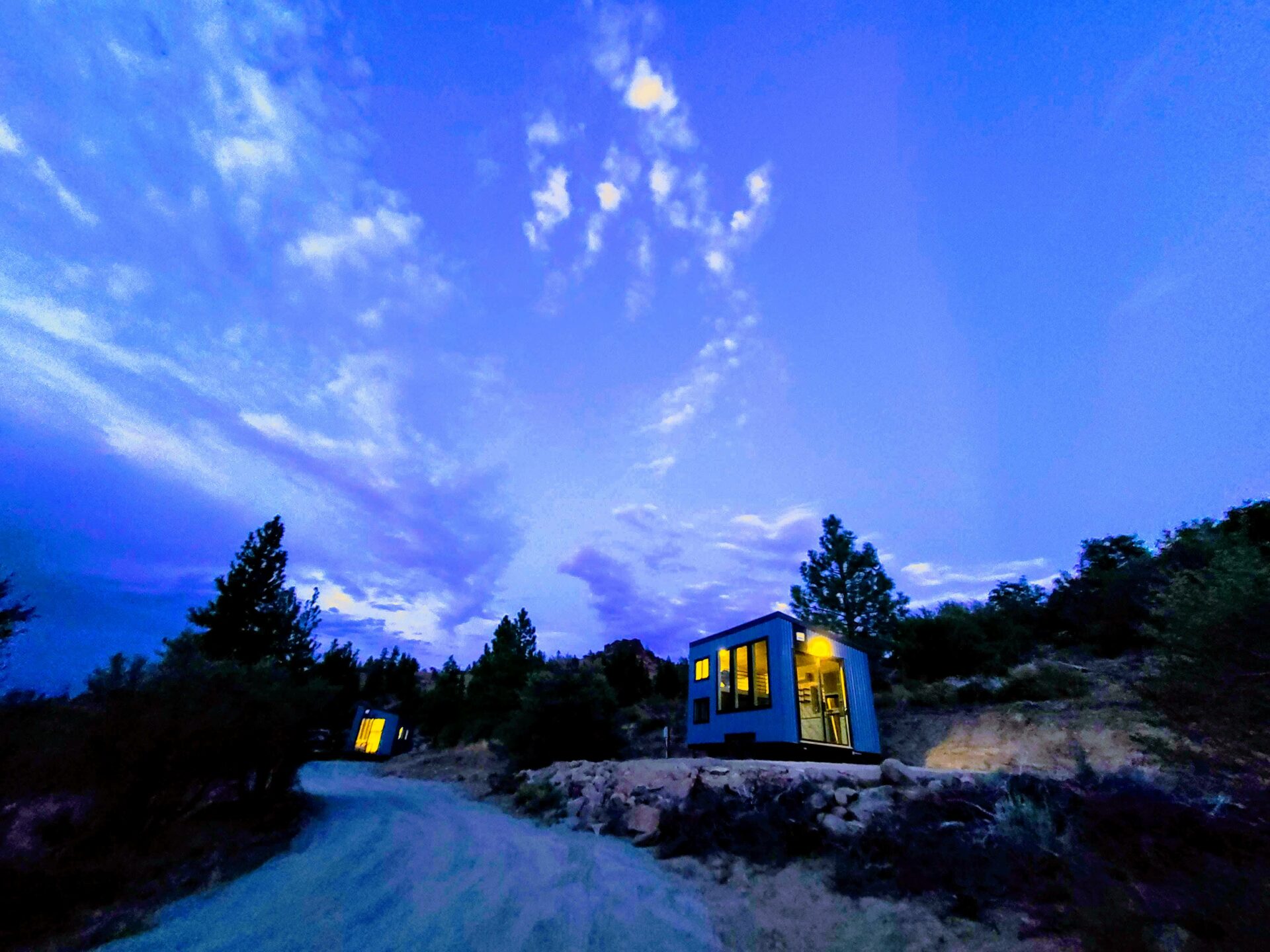 Morning light over the Lost Sierra from High Camp