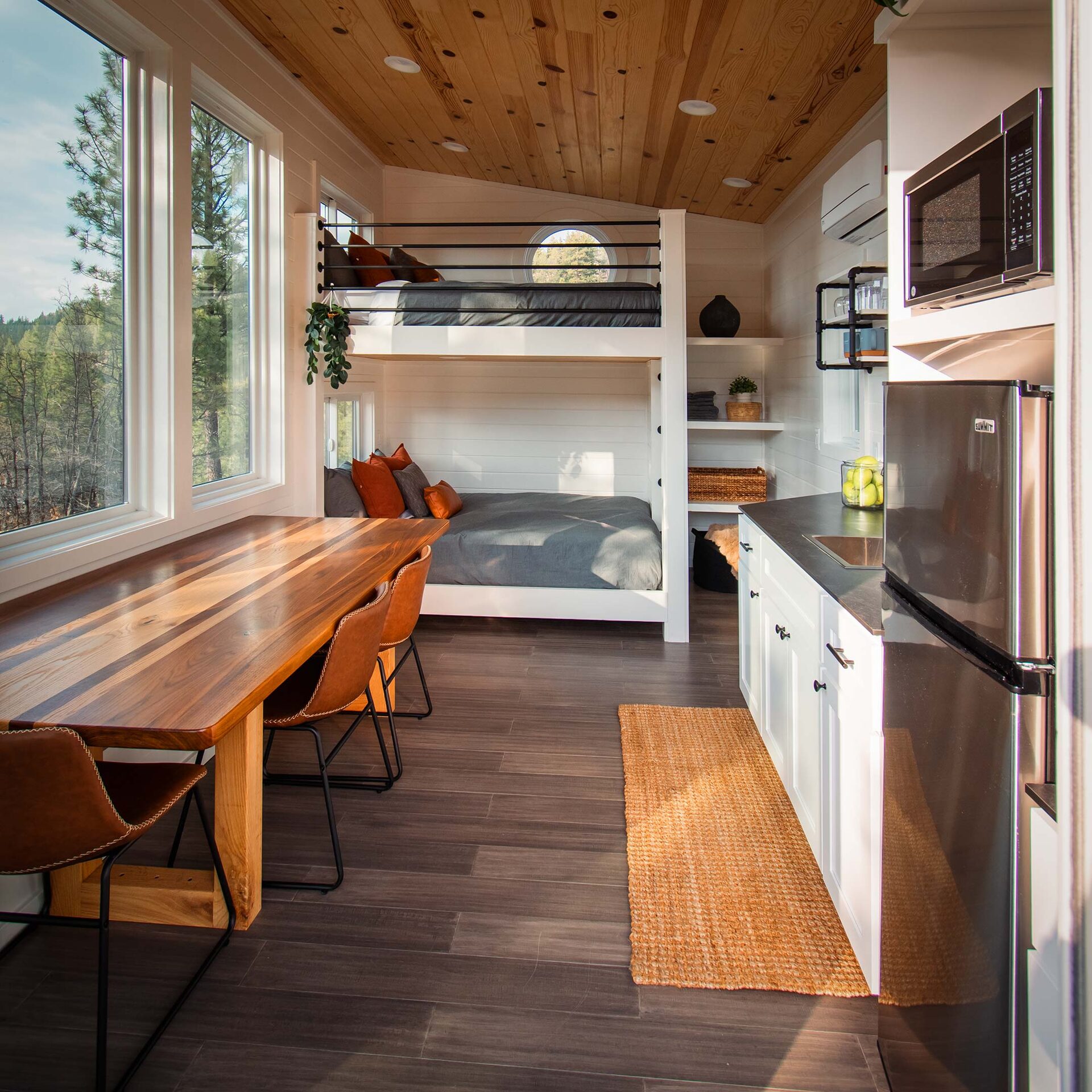 Off-grid cabin rental near gravel biking trails at Beckwourth Peak High Camp