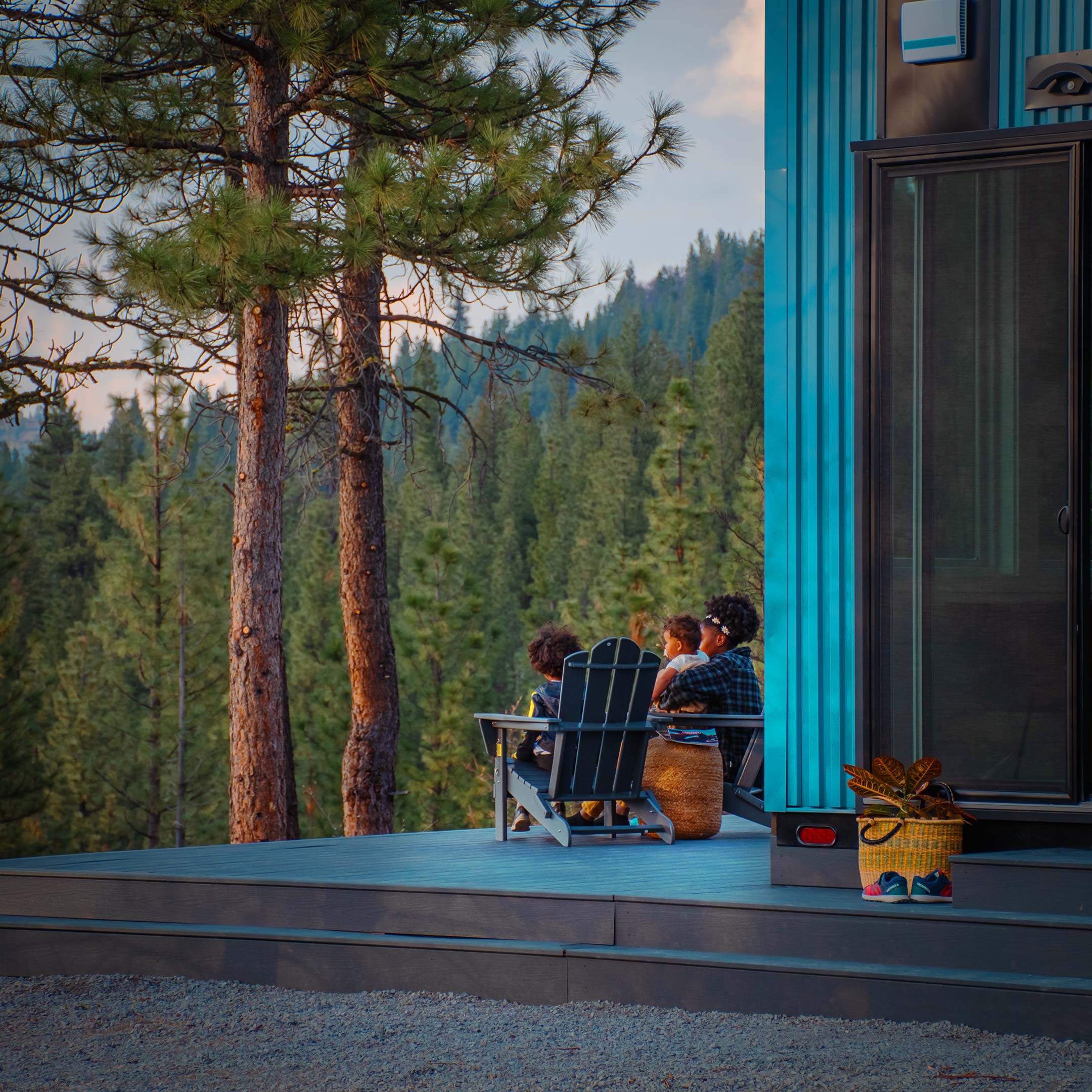 Aerial view of the entire Beckwourth Peak High Camp property